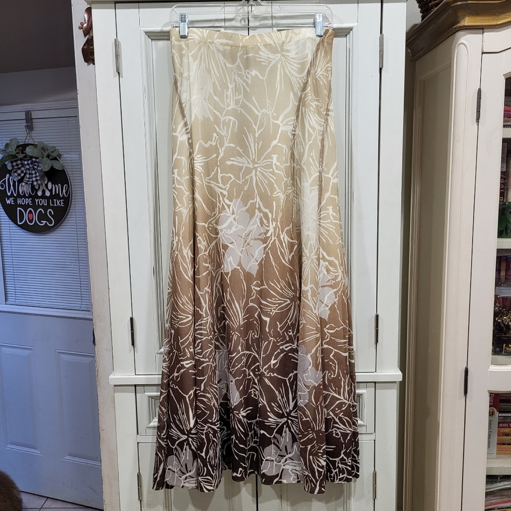 Coldwater Creek Long gradient skirt